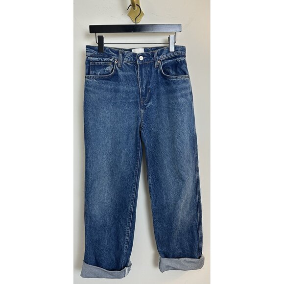 REFORMATION Val 90s Mid Rise Straight Jeans in Wash Pelican Size US 27 - Picture 4 of 13
